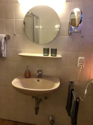 Ein Badezimmer in der Unterkunft Edelweiß Herz