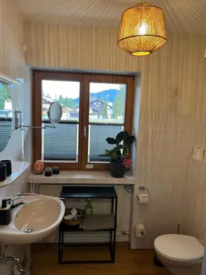 Ein Badezimmer in der Unterkunft Edelweiß Herz