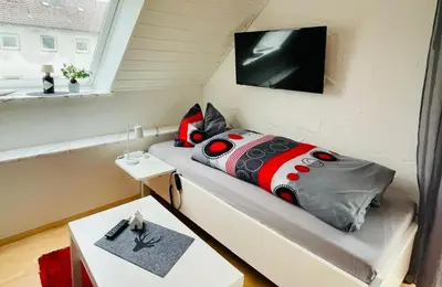 Ein Bett oder Betten in einem Zimmer der Unterkunft Haus Dragl Apartment