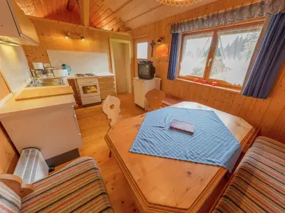 Ein Sitzbereich in der Unterkunft Idyllisches Ferienhaus mit Terrasse