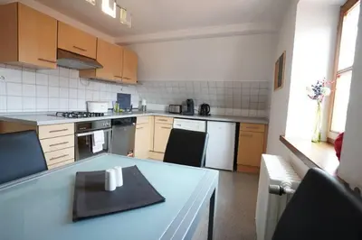 Küche/Küchenzeile in der Unterkunft City- Wohnung in Top Lage