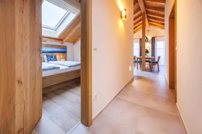 Ein Bett oder Betten in einem Zimmer der Unterkunft Taubennest