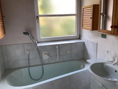 Ein Badezimmer in der Unterkunft Ferienwohnung Schader