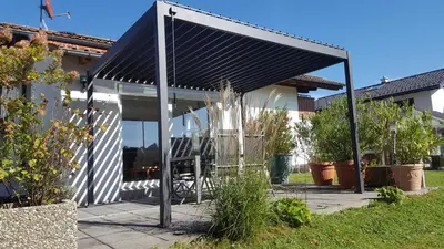 Ein Garten an der Unterkunft Ferienwohnung Filser