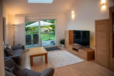 TV/Unterhaltungsangebot in der Unterkunft Ferienwohnung Filser