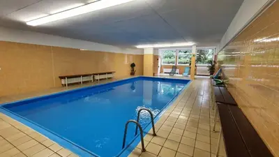 Der Swimmingpool an oder in der Nähe von Ferienwohnung Ünal