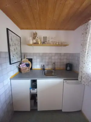Küche/Küchenzeile in der Unterkunft Apartement für Naturliebhaber