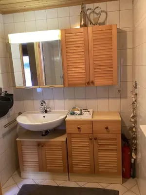 Ein Badezimmer in der Unterkunft Apartement für Naturliebhaber