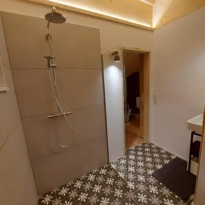 Ein Badezimmer in der Unterkunft Cozystadl