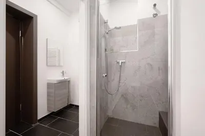 Ein Badezimmer in der Unterkunft 90m2 in Münchener Innenstadt
