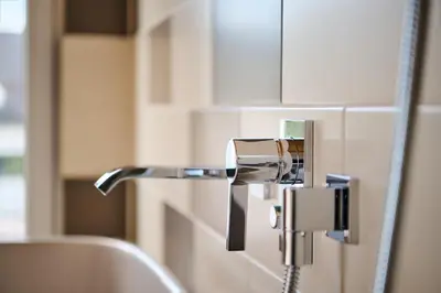 Ein Badezimmer in der Unterkunft PL-Apartments-Freising - The Penthouse - UrbanElegance