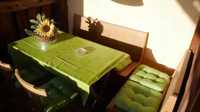 Ein Sitzbereich in der Unterkunft Ferienhaus Sefi