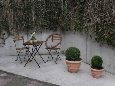 Ein Garten an der Unterkunft Ferienhaus Sefi