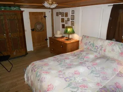 Ein Bett oder Betten in einem Zimmer der Unterkunft Ferienhaus Judie
