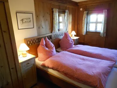 Ein Bett oder Betten in einem Zimmer der Unterkunft Ferienhaus Judie