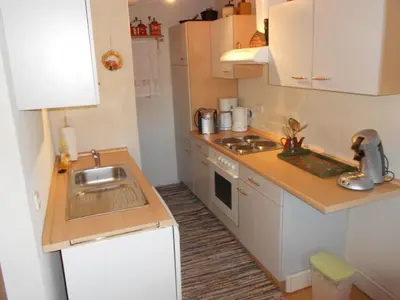 Küche/Küchenzeile in der Unterkunft Ferienhaus Judie