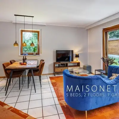 Moderne Maisonette mit Garten