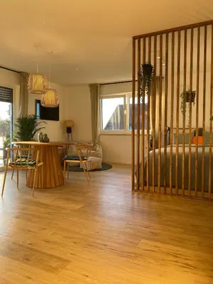 Grundriss der Unterkunft Design-Apartment in Langenbach bei München, nahe Flughafen München