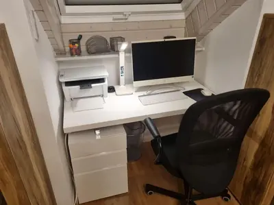 Küche/Küchenzeile in der Unterkunft Gemütliche 90qm Wohnung am Waldrand