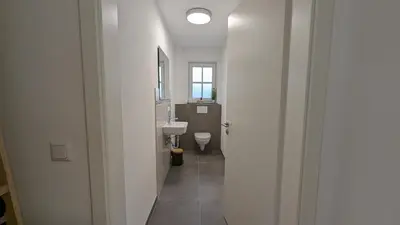 Ein Badezimmer in der Unterkunft LIBORIA I Traumhafte Ferienwohnung in Aidling am Riegsee