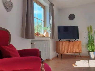 TV/Unterhaltungsangebot in der Unterkunft Haus Sabine Fewo Bergliebe