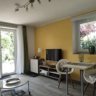 Gemütliches Garten-Apartment mit Bergblick
