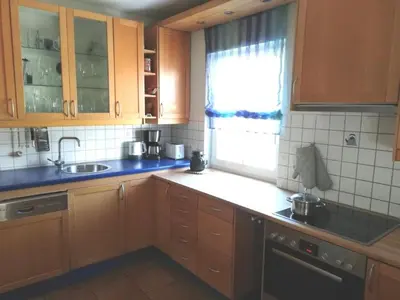 Küche/Küchenzeile in der Unterkunft Ferienhaus Deller