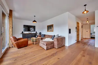 TV/Unterhaltungsangebot in der Unterkunft Sunshine Apartment Wood'n Rustic