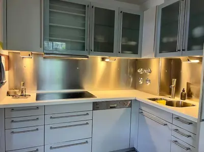 Küche/Küchenzeile in der Unterkunft Chiemsee-Hafen_Gemütliche Wohnung am Chiemsee