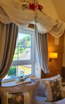 Ein Bett oder Betten in einem Zimmer der Unterkunft Ferienwohnung Oase