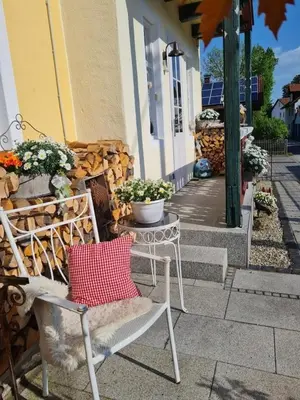 Das Gebäude in dem sich die Ferienwohnung befindet