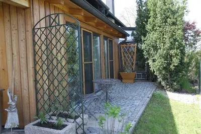 Ein Garten an der Unterkunft Ferienwohnung Zirbentraum