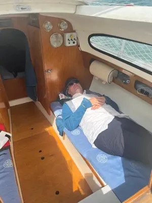 Grundriss der Unterkunft Übernachtung auf einem Segelboot
