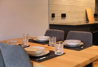 Grundriss der Unterkunft Griabig Lodge mit Sauna und Wellnessbereich