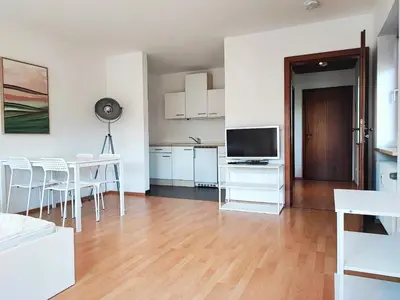 Küche/Küchenzeile in der Unterkunft Apartment bei Wasserburg am Inn