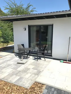 Das Gebäude in dem sich die Ferienwohnung befindet