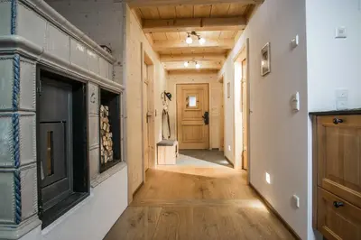 Ein Bett oder Betten in einem Zimmer der Unterkunft Ferienwohnung Tegernsee,Fam Schneider, Kreuth-Grüneck
