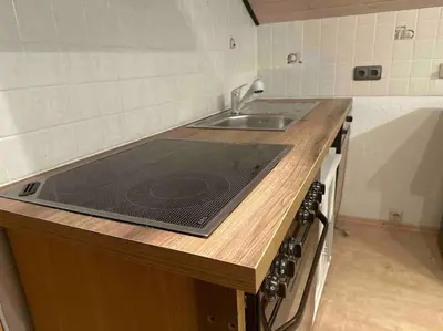 Küche/Küchenzeile in der Unterkunft Apartment Oase 2, Parkplatz, Küche, Internet