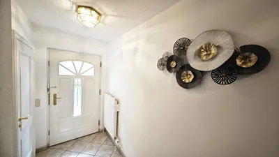 Grundriss der Unterkunft Ferienhaus Weilheim mit Garten Spiel und Spass