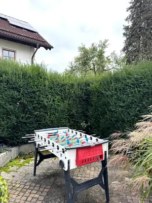 Grundriss der Unterkunft Ferienhaus Weilheim mit Garten Spiel und Spass