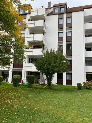 Das Gebäude in dem sich die Ferienwohnung befindet