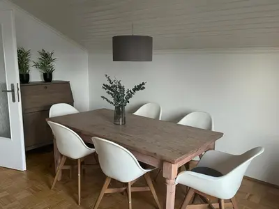 Grundriss der Unterkunft Helle, ruhige Ferienwohnung mit Balkon