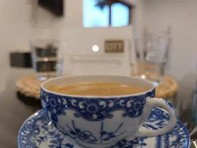 Kaffee-/Teezubehör in der Unterkunft Ferienwohnung Ott