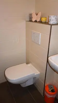 Ein Badezimmer in der Unterkunft Lechbruck am See Feriendorf Hochbergle Haus 108