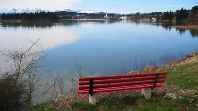 Naturlandschaft in der Nähe des Ferienhauses