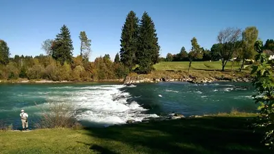 Naturlandschaft in der Nähe des Ferienhauses