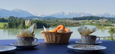 Naturlandschaft in der Nähe des Ferienhauses
