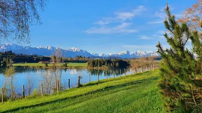 Naturlandschaft in der Nähe des Ferienhauses