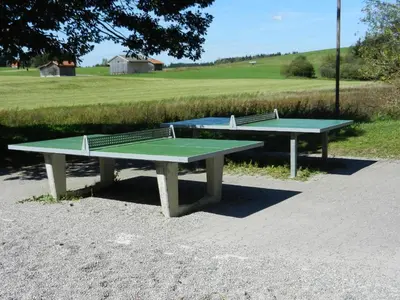 Tischtennis in der Unterkunft Lechbruck am See Feriendorf Hochbergle Haus 142 - Lechseeblick oder in der Nähe