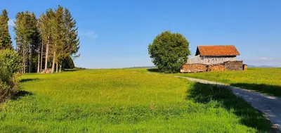 Naturlandschaft in der Nähe des Ferienhauses